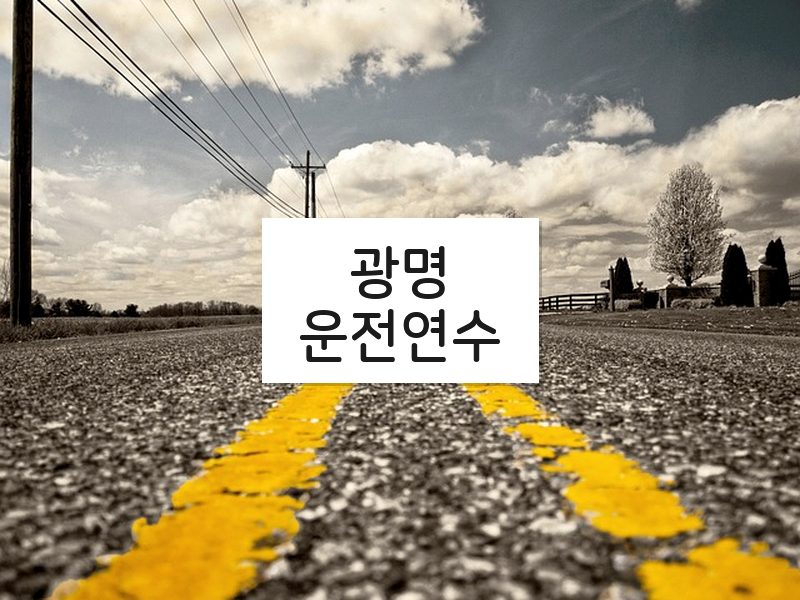 광명운전연수 후기