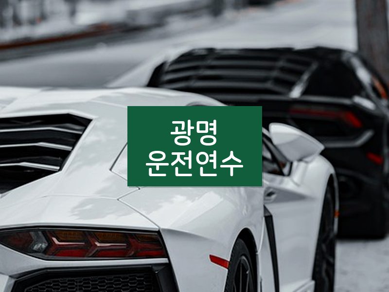 광명운전연수 후기