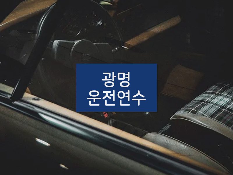 광명운전연수 후기