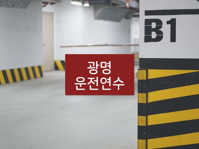 광명운전연수 후기