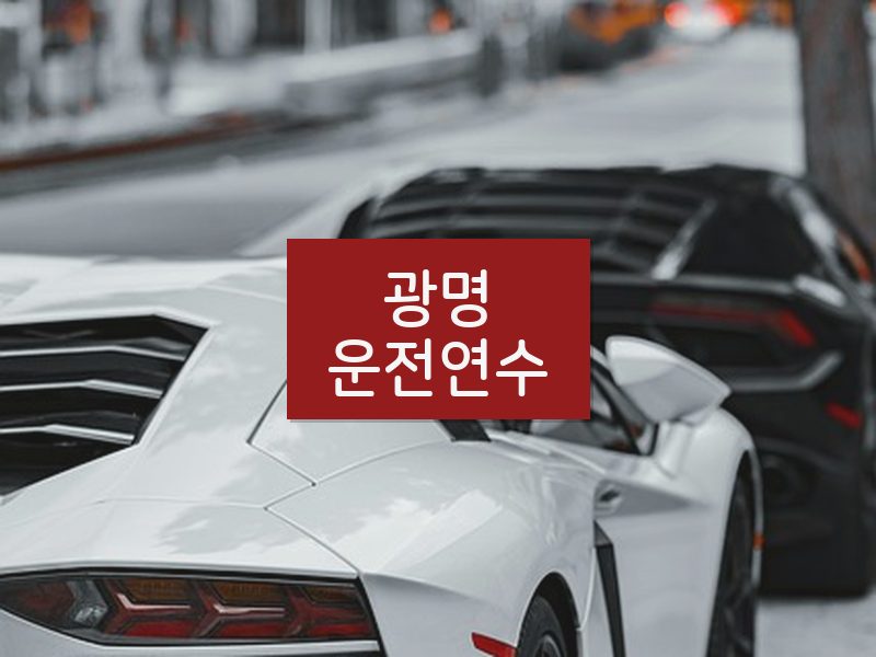 광명운전연수 후기