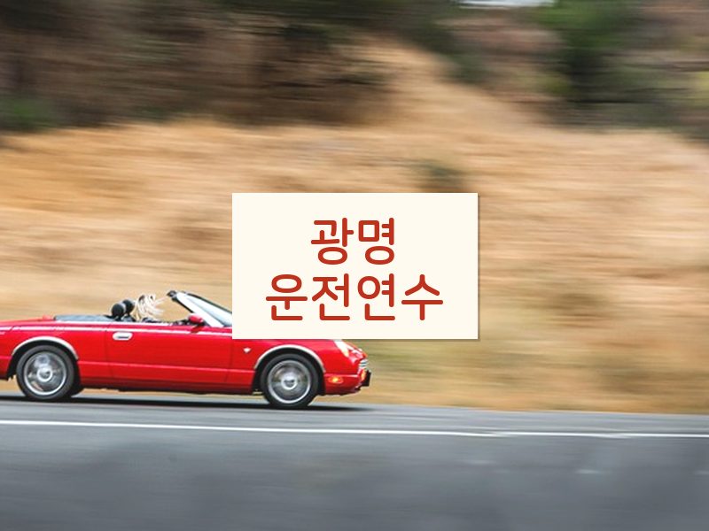 광명운전연수 후기