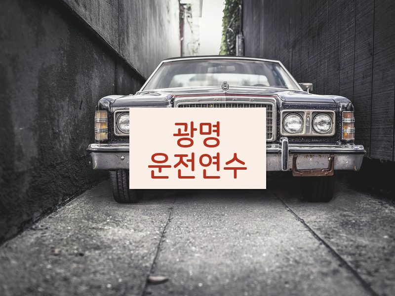 광명운전연수 후기