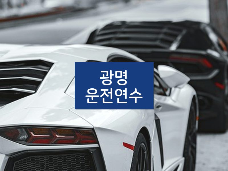 광명운전연수 후기