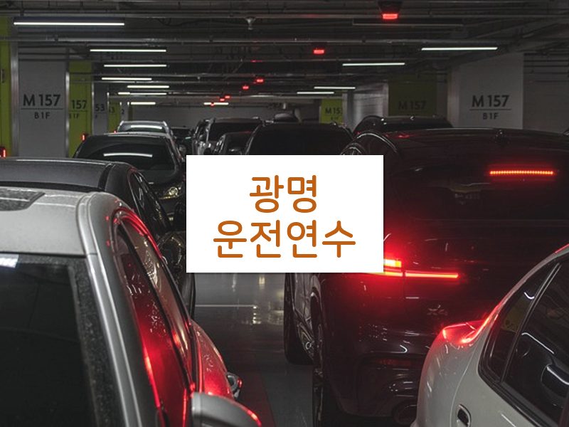 광명운전연수 후기