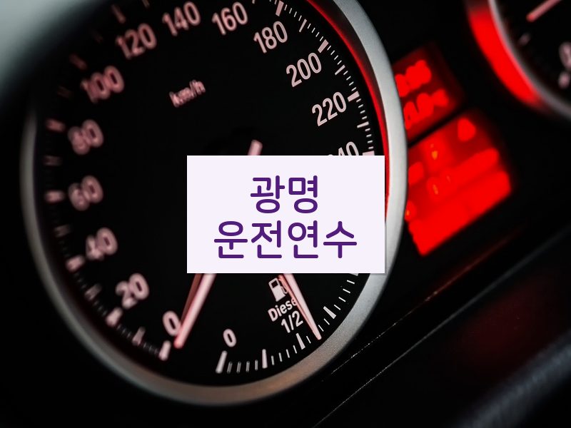 광명운전연수 후기