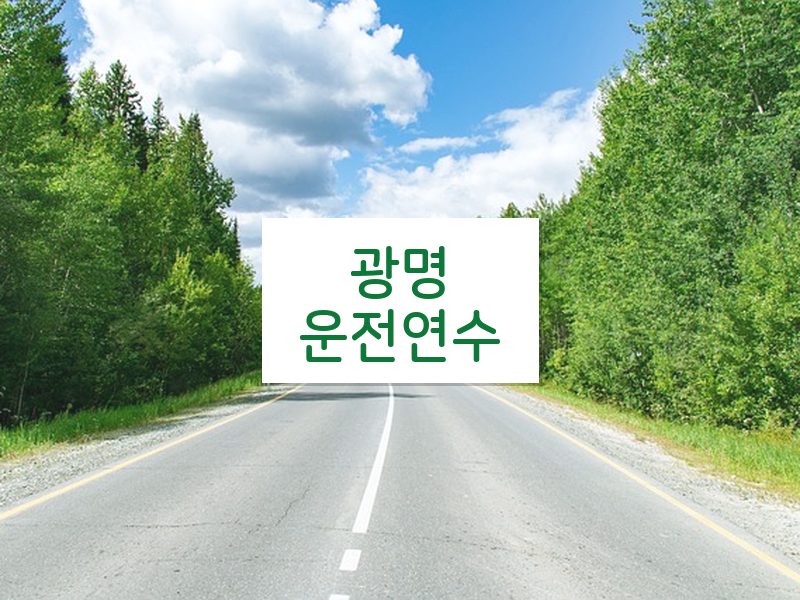 광명운전연수 후기